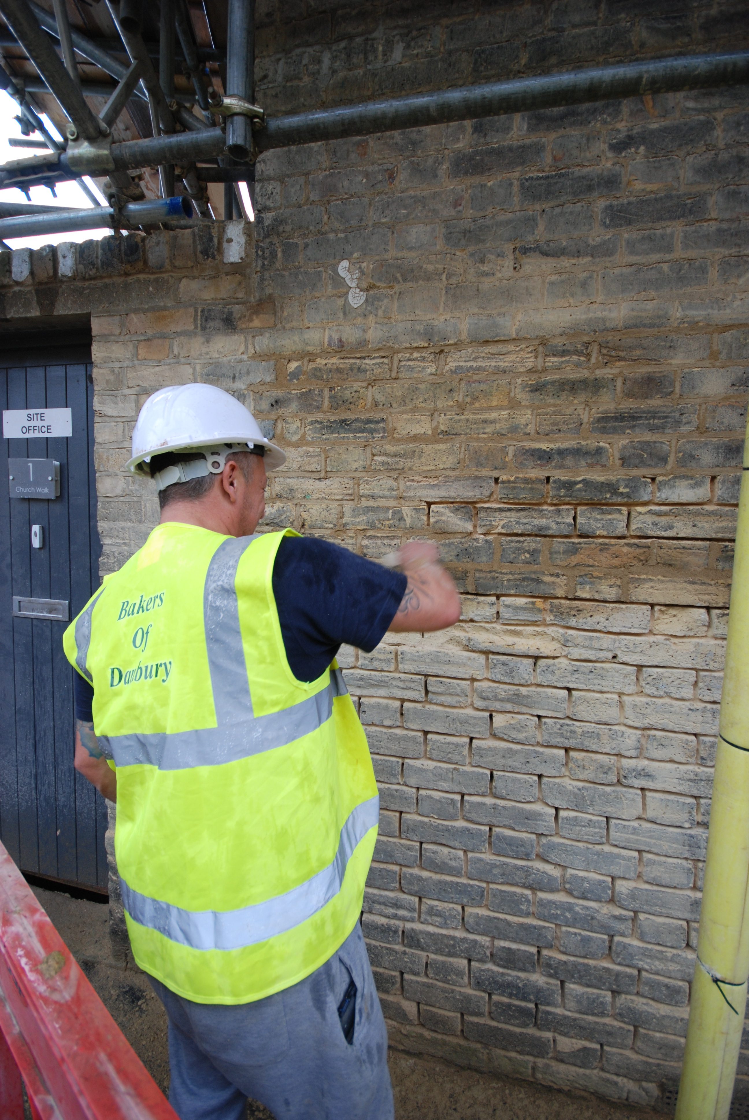 localised brick repair and re pointing