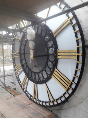 after clock conservation by clock repair specialists