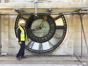during church tower clock conservation and repair