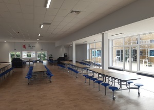 school dining hall refurbishment