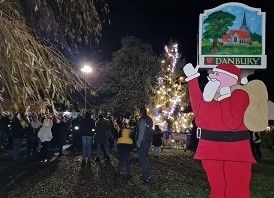 Danbury Christmas Tree light switch on