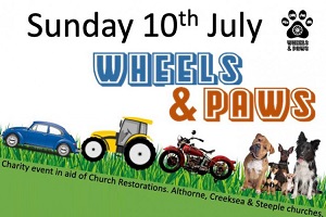 wheels and paw event to raise funds to repair local churches