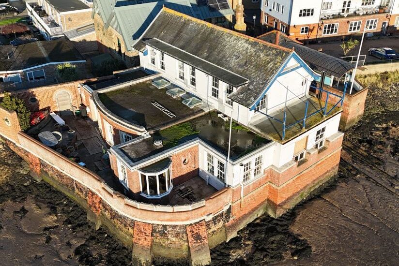 Burnham-on-Crouch, Essex property, undergoing restoration by Bakers of Danbury heritage building contractors