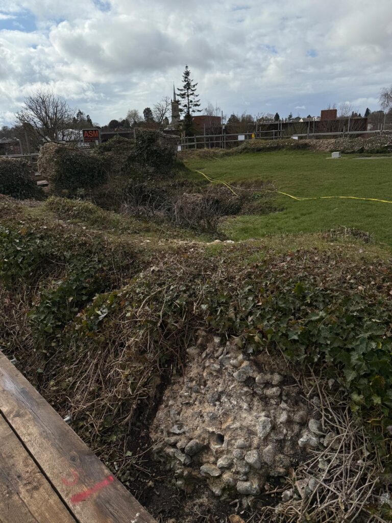 Bakers of Danbury Heritage Builders carrying out wall stabilisation and installing Cintec anchors
