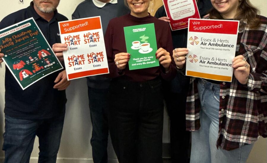 The Bakers of Danbury showing the charities they support